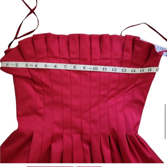 Antonio Melani Red Cocktail Dress size 8 - Picture 7 of 10